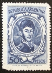 Stamps : America : Argentina :  General Jose de San Martin 50 pesos