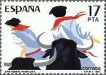 Stamps : Europe : Spain :  GRANDES FIESTAS POPULARES ESPAÑOLAS"san fermin pamplona"