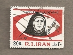 Stamps : Asia : Iran :  Mujer con chador