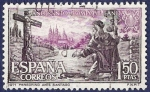Stamps Spain -  Edifil 2064 Peregrino ante Santiago 1,50