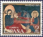 Stamps Spain -  Edifil 2061 Navidad 1971 2