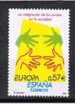 Sellos del Mundo : Europe : Spain : Edifil  4262  Europa. La integración de los invidentes y los sordos en la sociedad.  