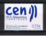 Sellos del Mundo : Europe : Spain : Edifil  4266  Centenario del Real Club Deportivo de La Coruña.  