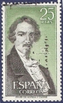 Stamps Spain -  Edifil 2072 José de Espronceda 25