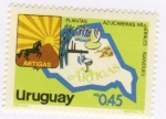 Sellos de America - Uruguay -  Artigas