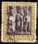 Stamps Spain -  VII Exposición del Consejo de Europa - Pórtico de la Gloria