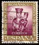 Stamps Spain -  VII Exposición del Consejo de Europa - Virgen de Irache