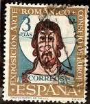 Stamps Spain -  VII Exposicion del Consejo de Europa - Pantocrator