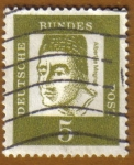 Stamps Germany -  RETRATOS- Albertus Magnus