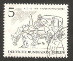 Sellos de Europa - Alemania -  berlin en el siglo XIX, carro a caballo