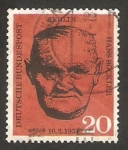 Stamps Germany -  10 anivº de la muerte de hans bockler