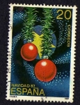 Stamps Spain -  Navidad 1987