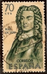 Stamps : Europe : Spain :  Conquistadores de Nueva Granada - Blas de Lezo