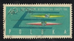 Stamps Poland -  Kayak.