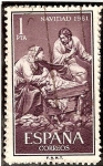 Stamps Spain -  La Sagrada Familina de José Ginés