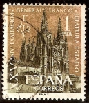 Stamps Spain -  XXV aniversario de la exaltacion del General Franco a la Jefatura de Estado