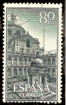 Stamps Spain -  Real Monasterio de San Lorenzo del Escorial - Patio de los Evangelistas 