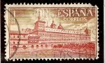 Stamps Spain -  Real Monasterio de San Lorenzo del Escorial - Jardin de los monjes