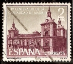 Stamps Spain -  IV centenario de la capitalidad de Madrid - Casa de la Villa