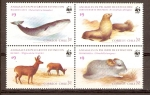 Stamps Chile -  ANIMALES  EN  PELIGRO  DE  EXTINCIÓN