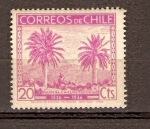 Stamps Chile -  PALMA  DE  COQUITO