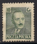 Stamps : Europe : Poland :  Bolesław Bierut (Presidente de Polonia).