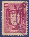 Stamps Spain -  Arancel de Justicia Municipal 0,40