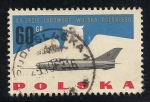 Stamps Poland -  Avión de combate.