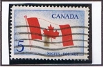 Stamps Canada -  Bandera