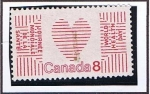 Sellos de America - Canad -  Corazon