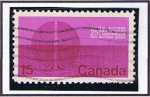 Stamps Canada -  25 aniversario de las Naciones Unidas