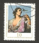 Stamps : Europe : Germany :  1863 - Cuadro de la galería de Dresde