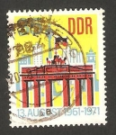 Stamps Germany -  10 anivº del muro de berlin