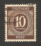 Stamps Germany -  8 - cifra