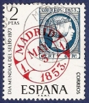 Stamps : Europe : Spain :  Edifil 2127 Día del sello 1973 2