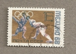 Sellos de Europa - Rusia -  Olimpiadas Méjico 1968, Esgrima
