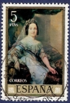 Stamps Spain -  Edifil 2150 Isabel II 5