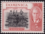 Stamps : America : Dominica :  NUEVA CONSTITUCION 1951