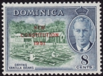 Sellos del Mundo : America : Dominica : NUEVA CONSTITUCION 1951