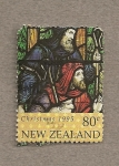 Stamps New Zealand -  Navidad 1995