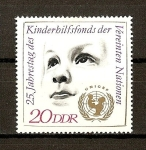 Stamps : Europe : Germany :  25 Aniversario de UNICEF