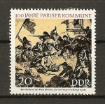 Stamps : Europe : Germany :  Centenario de la comuna de Paris