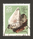 Stamps Germany -  mineral calcite de niederrabenstein