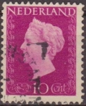 Sellos de Europa - Holanda -  Holanda 1947 Scott 292 Sello Reina Guillermina 10c usado Netherland 