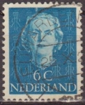Sellos de Europa - Holanda -  Holanda 1949 Scott 307 Sello Reina Juliana 6c usado Netherland 