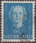 Stamps Netherlands -  Holanda 1949 Scott 307 Sello Reina Juliana 6c usado Netherland 