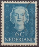 Stamps Netherlands -  Holanda 1949 Scott 307 Sello Reina Juliana 6c usado Netherland 