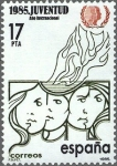Stamps Spain -  AÑO INTERNACIONAL DE LA JUVENTUD