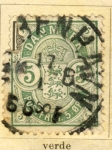 Stamps Denmark -  Escudo Real