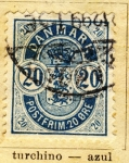 Stamps : Europe : Denmark :  Escudo Real